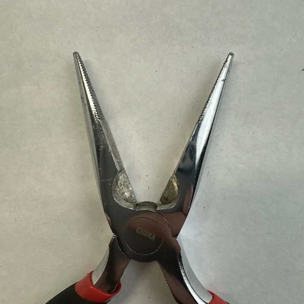 Durabuilt 8 inch Long Nose Pliers Heat Treated Steel Wire Cutter - Picture 6 of 7
